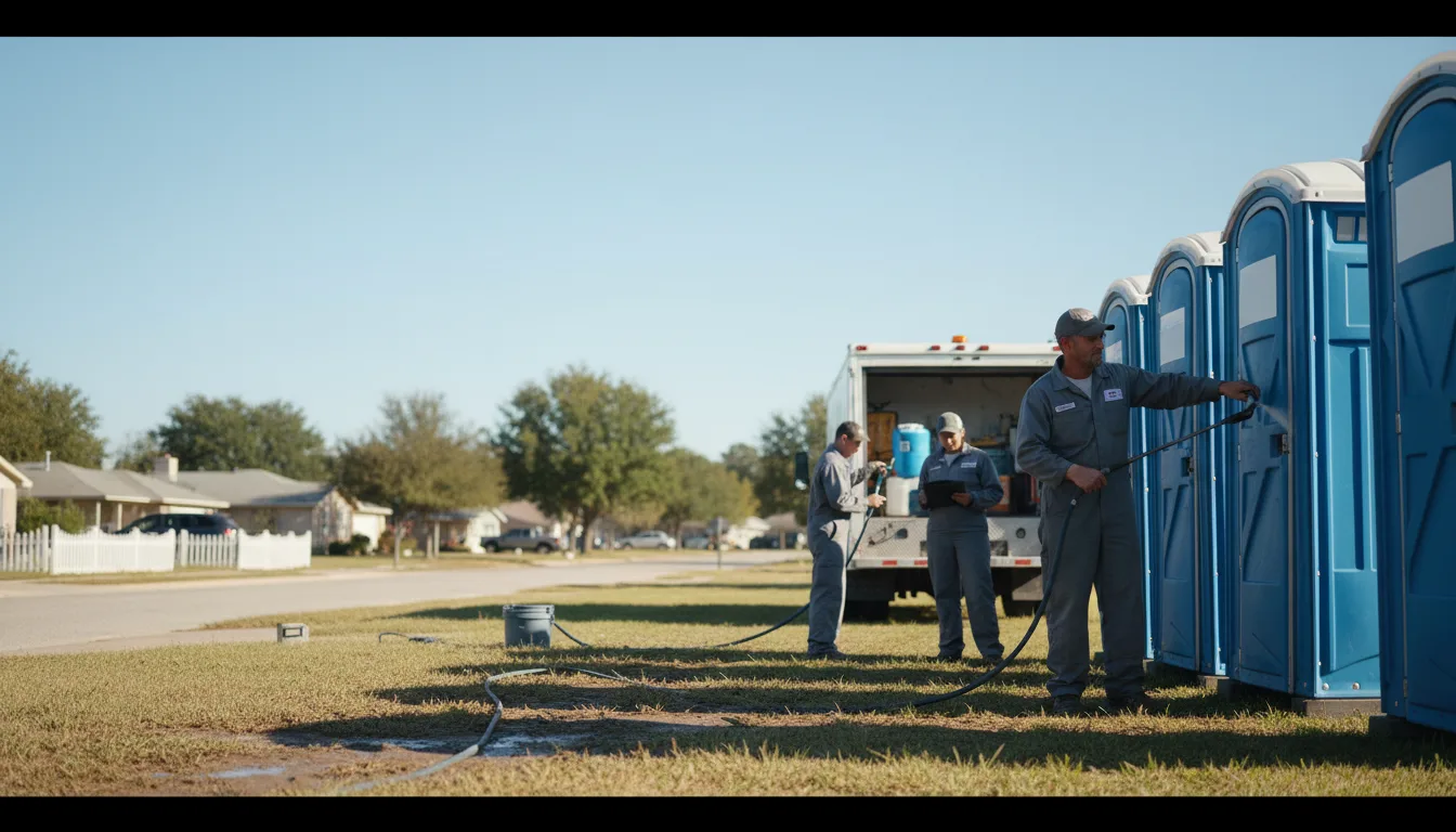 Long-Term Portable Toilet Rental in Ramona, OK near me